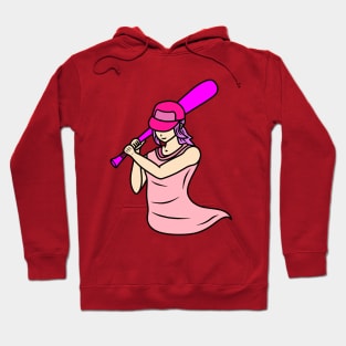 Beautiful baseball girl Hoodie